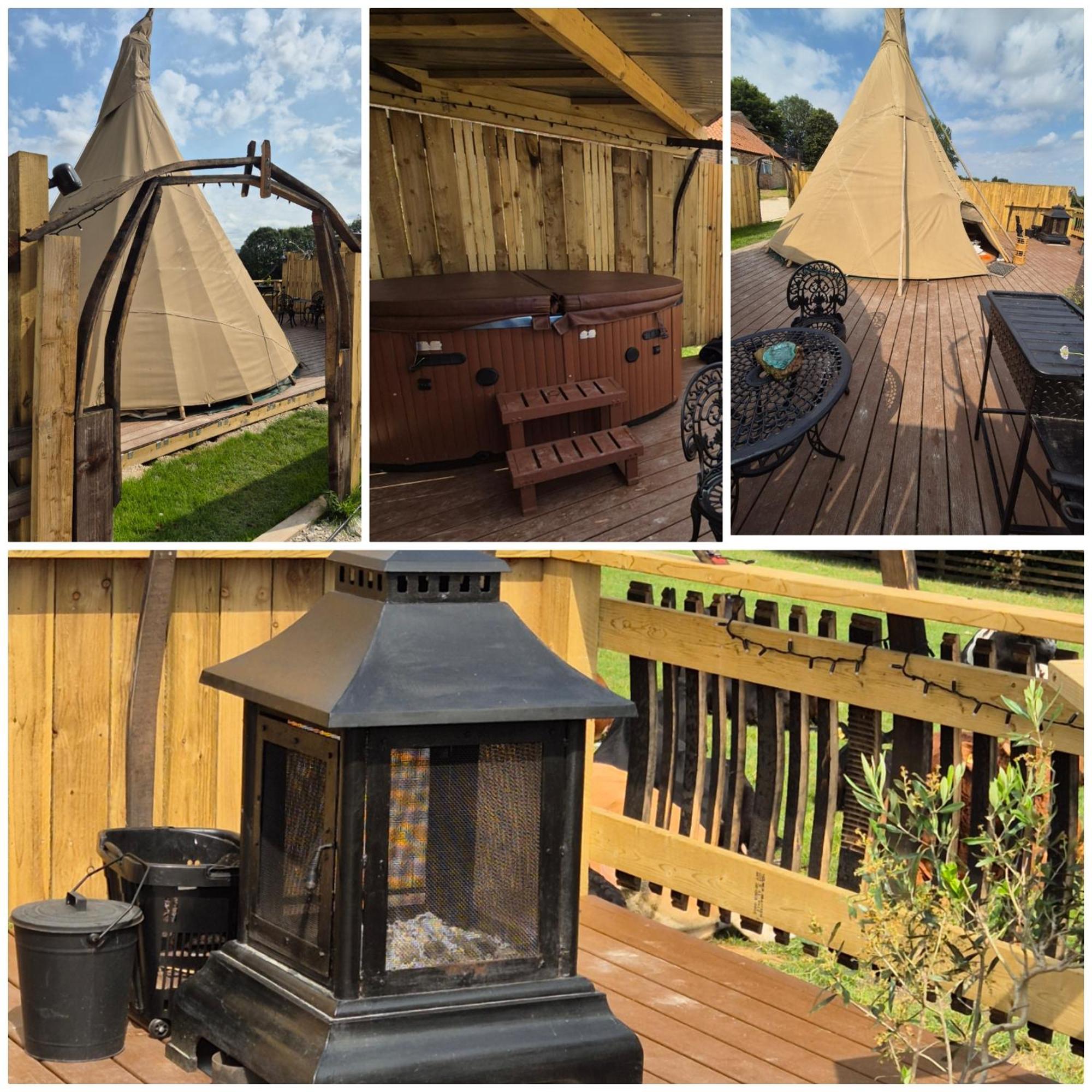 Burtree Country House, Tipi'S, Treehouse & Lodge & House Rooms With Hot Tubs In A Private Garden サースク エクステリア 写真